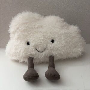 Authentic NWT Jellycat Amuseable Cloud WHITE medium Plush ONE Cute Retired Rare
